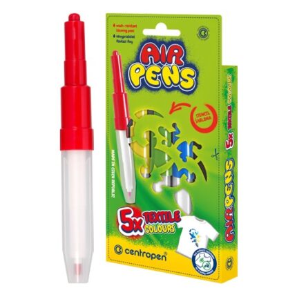 Fixy - fúkacie CENTROPEN 1539/5 textile colours