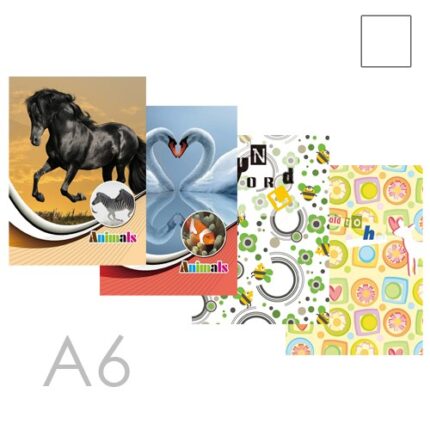 Kniha záznamová A6, čistá - 56 listová