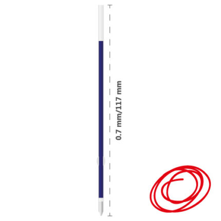 Náplň guličková DONG-A Anyball 0.7 mm - červená