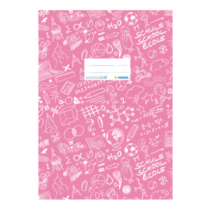 Obal na zošit Schooldoo A4 sv.ružový /1ks