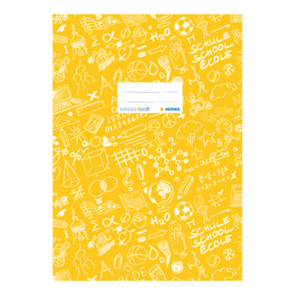 Obal na zošit Schooldoo A4 žlty /1ks