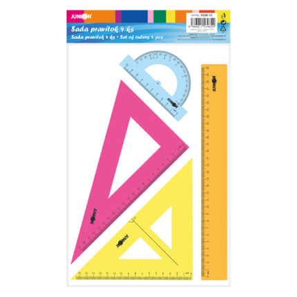 Sada pravítok - 4 ks