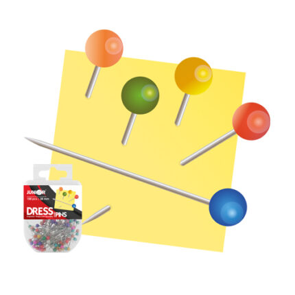 Špendlíky aranžérske/farebné JUNIOR