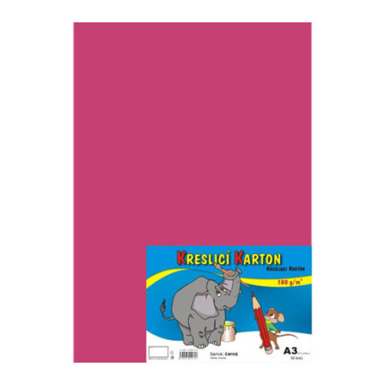 Výkres školský A3 180g / 50 listov ružový