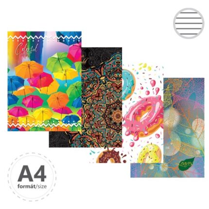 Kniha záznamová A4 96 listová linajková "B"