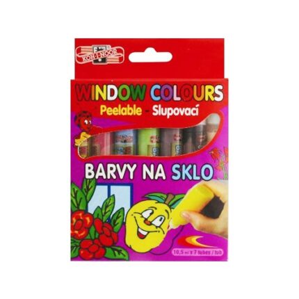 Farba na sklo KOH-I-NOOR 10,5ml 7ks