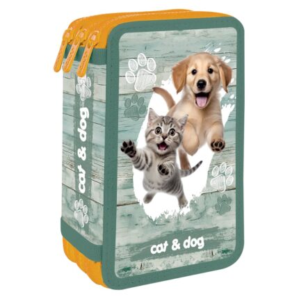 Peračník plný - 3 poschodový, 43 dielny JUNIOR S8 - Cat & Dog