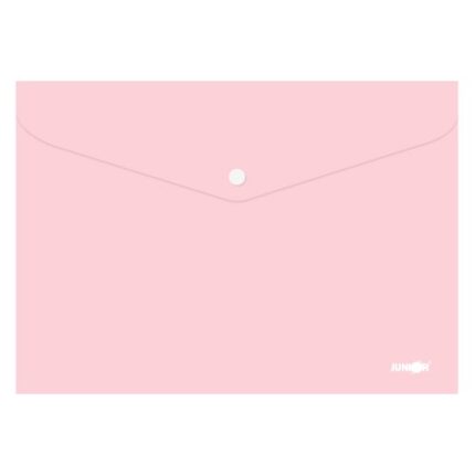 Obal s patentkou PP/A4, pastelový/ružový