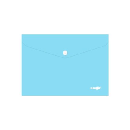 Obal s patentkou PP/A5, pastelový/modrý