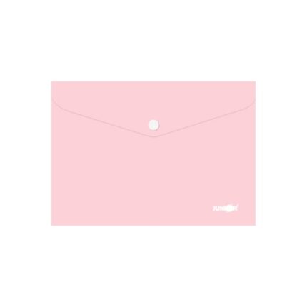 Obal s patentkou PP/A5, pastelový/ružový