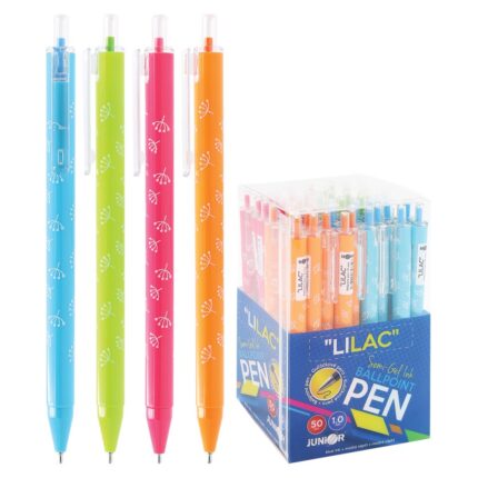 Pero guľôčkové Semi-Gel "LILAC" 1,0 mm, modrá náplň