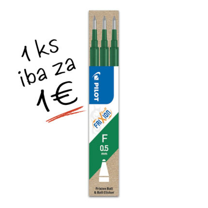 Náplň gumovacia Pilot FriXion 0,5 mm, zelená